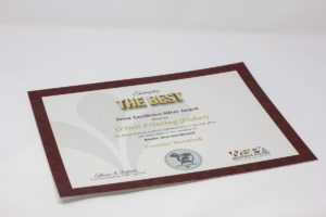 Printing Awards - O'Neil Printing