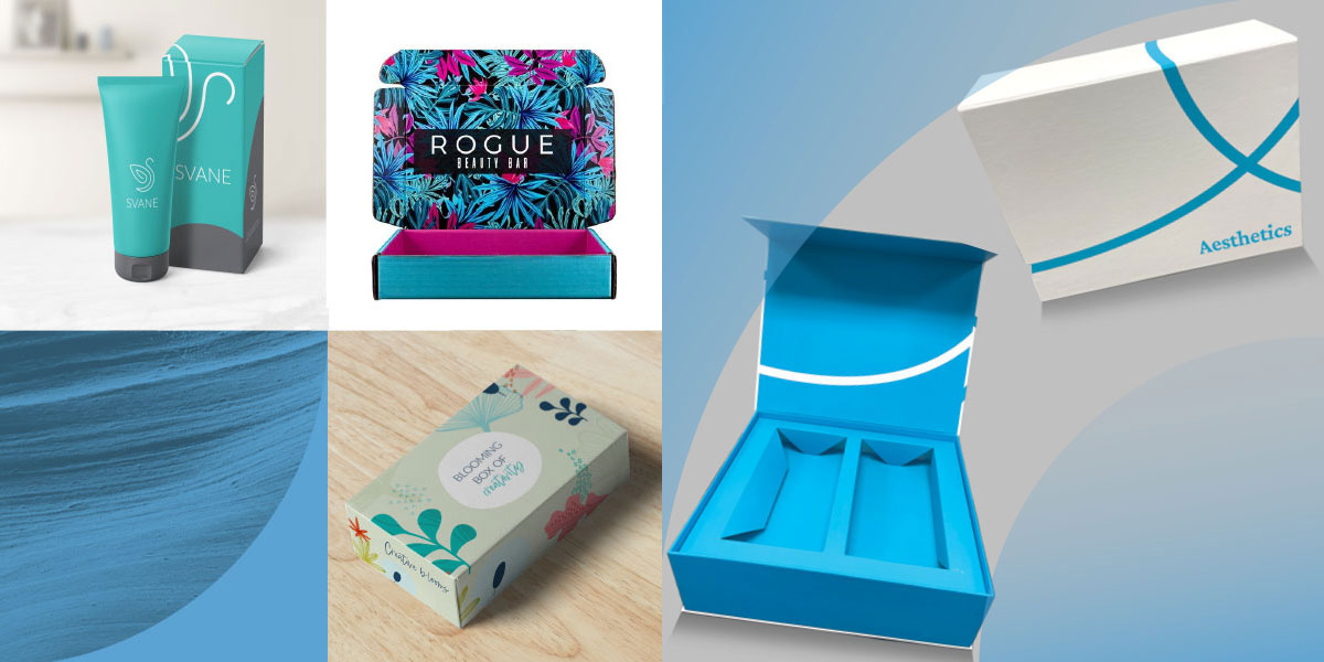 Packaging examples for cosmetics