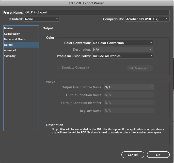 Convert InDesign Step 4