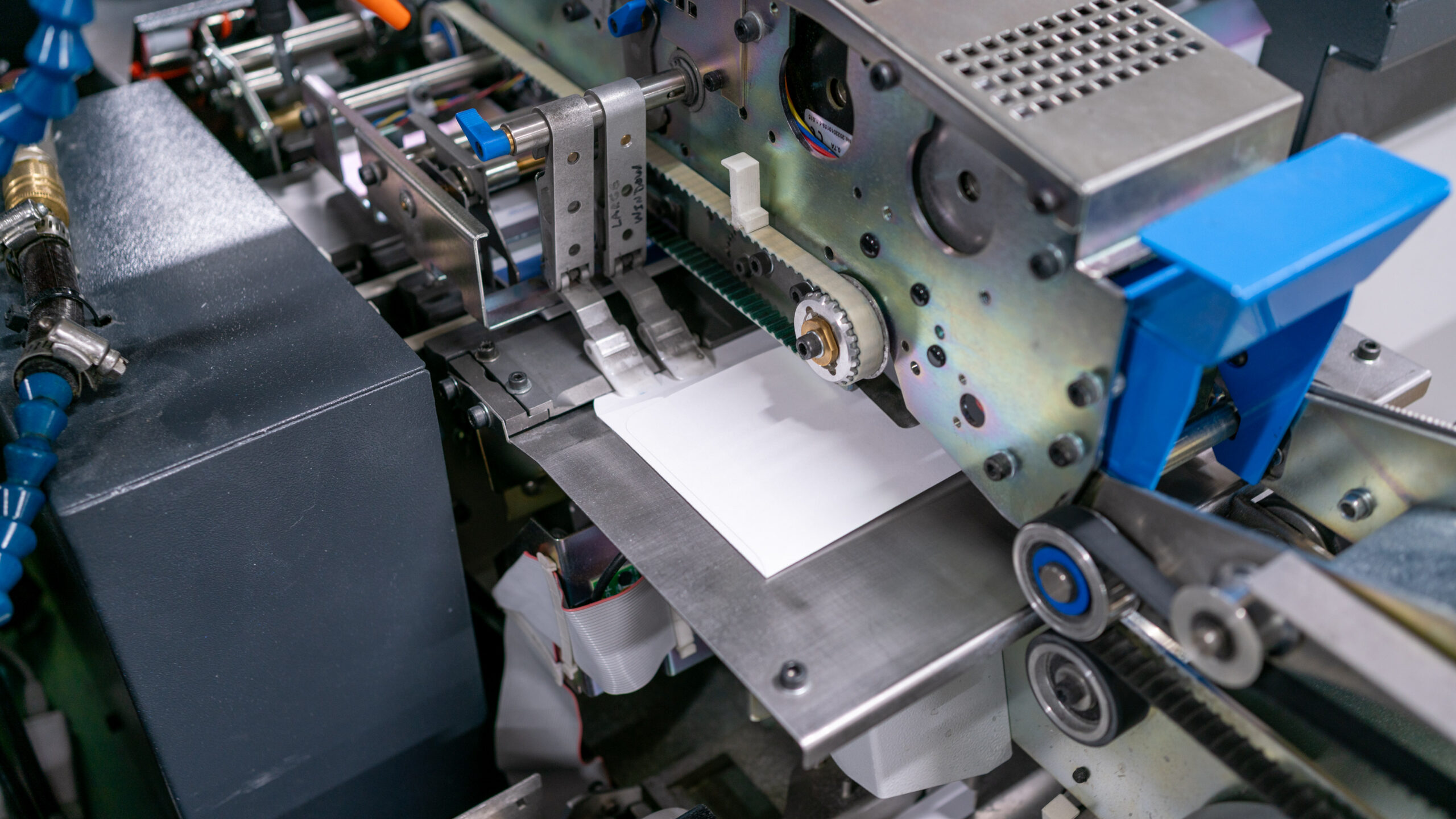 Direct mail envelope production