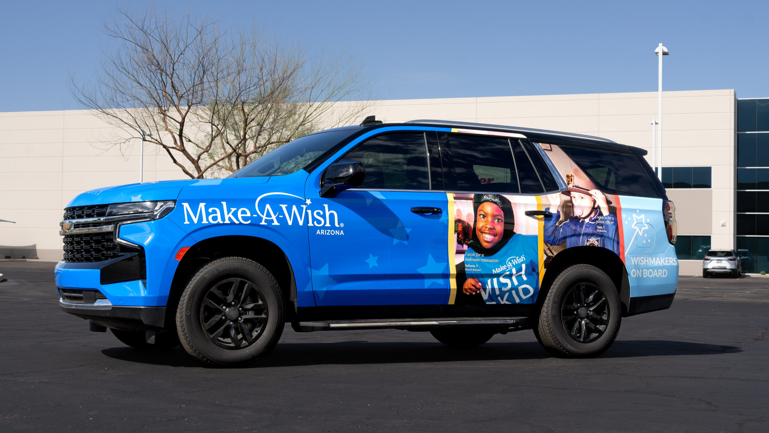 Make A Wish car wrap