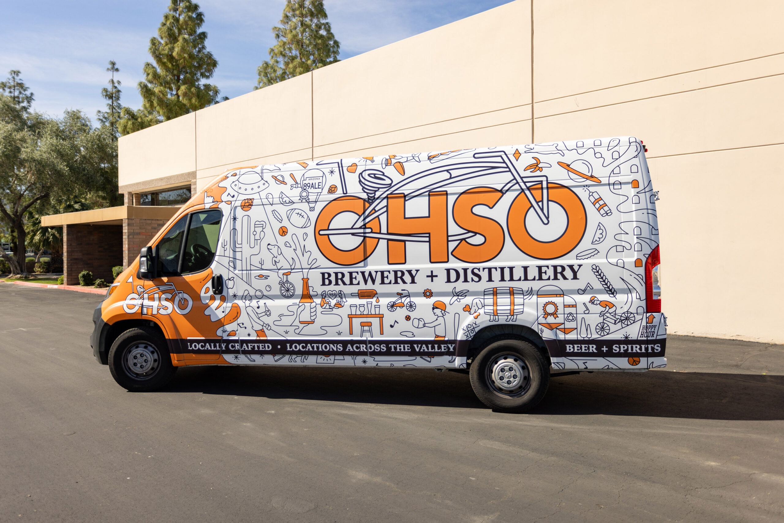 OHSO Brewery van